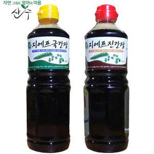 [지에프] 진간장/국간장 (900ml) 자연숙성 국산콩 전통/조선간장