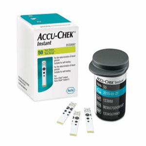 Roche 로슈 아큐첵 Accu-Chek 인스턴트 Instant 혈당시험지 혈당측정검사지 50매 - 26년 01월