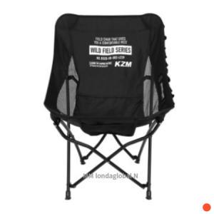 카즈미 캠핑 낚시 의자 로우 체어 접이식 야외 블랙_MC