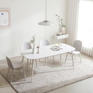 포세린 세라믹 식탁세트 4인용 12T 세라믹 테이블 (1400식탁+의자4)