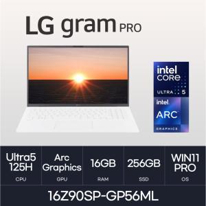 HMC/ LG 그램 프로16 / 16Z90SP-GP56ML - 16GB / NVMe 256GB / WIN11PRO / 400nit