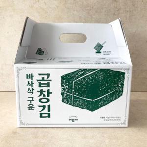 [이밥차]바사삭 구운 곱창김 10매x10봉 선물세트