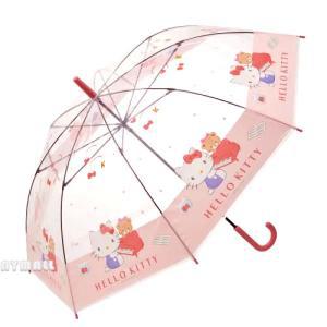 산리오 헬로키티 비닐 우산 60cm[일] (590849) 초등 원아 수동우산
