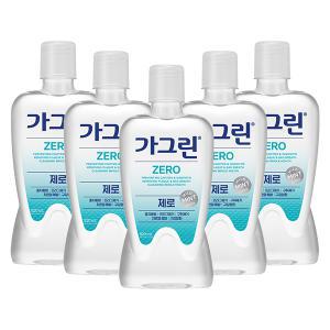 가그린 제로, 820ml, 5개