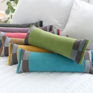 2개세트 국산 체크무늬 경추 수면 메밀 베개 목베개