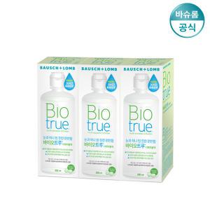 바슈롬 바이오트루 300ml x3개 렌즈세척액