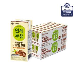 연세  뼈를 생각한 고칼슘 진득찰 두유 호두&아몬드 180ml 48팩