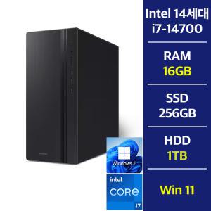 삼성 데스크탑5 DM500TGZ-i7AL / 16GB 램 / NVMe SSD 256GB + HDD 1TB / 윈도우11Home//
