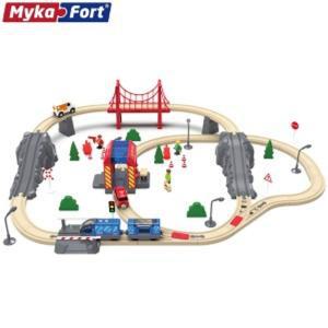 미카포트 MF90930 전동 기차 디럭스 세트 트랙 놀이 장난감 어린이 열차