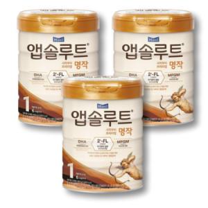 앱솔루트 명작 리뉴얼 2FL 분유 1단계 800g (3캔) 3개_MC