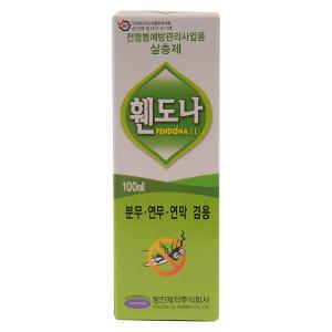 휀도나 유제 100ml 해충박멸 살충제 연무 연막 빈대 파리 모기 거미 지네 퇴치