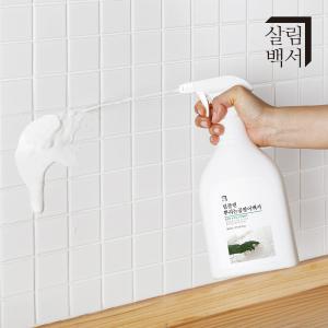살림백서 딥클린 곰팡이 제거제 800ml x 2개 대용량 벽 화장실 욕실 실리콘 창틀 청소