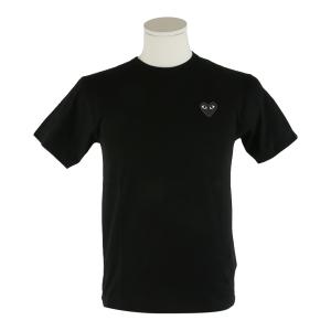 [꼼데가르송][국내/당일]24FW AZT064 BLACK 블랙 하트 와펜 반팔 티셔츠