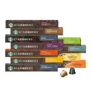 스타벅스 Starbucks 네스프레소 호환 캡슐 10개입 10세트 13종 맛선택 총100개 골라담