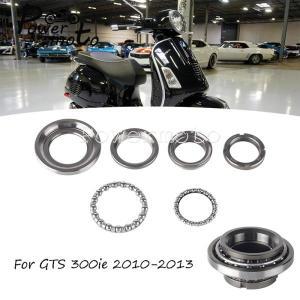 GTS 300ie 2010-2013 오토바이 스티어링 베어링 세트 스쿠터 스테인레스 스틸 탑 및 바텀 헤드 레이스 완전