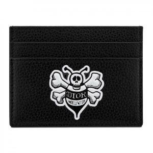 Dior And Shawn Card Holder Bee (4 Slot) Black120884
