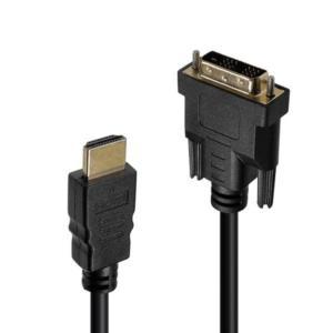 DVI TO HDMI 케이블 1M 노트북 PC 듀얼모니터 연결 선 모니터케이블 모니터선 DVI케이블 PCTV연결 컴퓨터TV