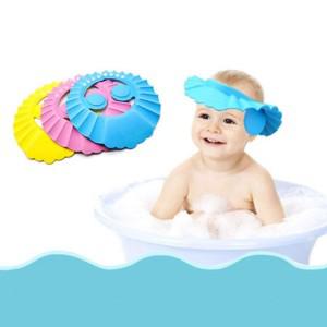 아기 목욕 머리 형 샴푸캡 샤워캡 귀마개 모자 아동 유아용 귀보호 용품