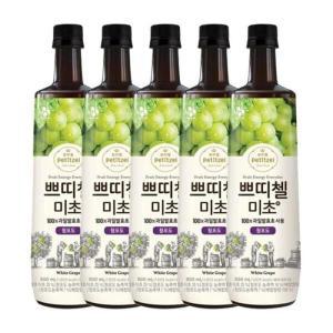 [RGNMN579]쁘띠첼 미초 청포도 900ml x 5개 조미료 소금