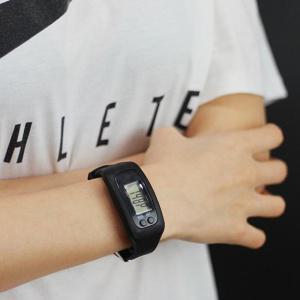 손목 만보기 시계 실리콘 런닝 만보계 마라톤 팔찌 출근 걷기 점심시간