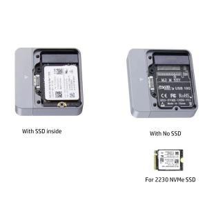 M.2 NVMe 2230 SSD 인클로저 USB C 어댑터 SN740 520 PM991a BG4 BC711 호환 외장 케이스 박스 10Gbps Gen2