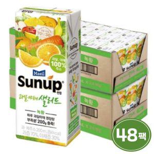 썬업 과일 야채 샐러드 녹황 200ml [48개]