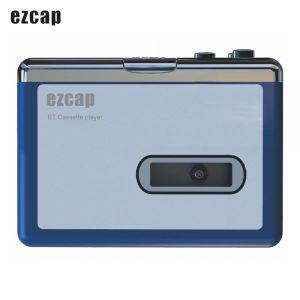 카세트 플레이어 마이마이 Ezcap은 215 휴대용 개인 워크맨 블루투스 레트로 테이프 사운드 전송 이어폰 스