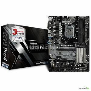 ASRock Z370 PRO4 에즈윈 메인보드 8세대 9세대 백패널 포함 AS1개월