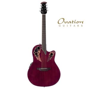 Ovation 오베이션 통기타 CE44-RR Ruby Red Gloss