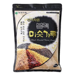 농부마을 블랙미숫가루 900g-검은콩25%/선식/씨리얼/식사대용