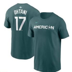 오타니 쇼헤이 MLB 굿즈 아메리칸 리그 2023 올스타 공식 라이선스 티셔츠 Shohei Ohtani