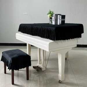 그랜드 피아노 하프 덮개 풀커버 먼지 커버 풀 고급 방진 더스트 의자