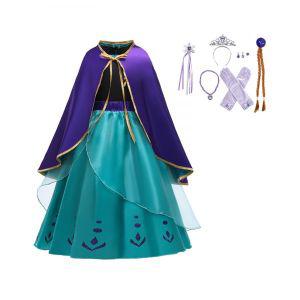 [관부가세포함] 액세서리가 포함된 안나 공주의 겨울왕국 2 퀸 드레스