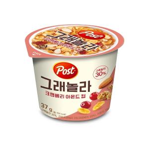 포스트 그래놀라 크랜베리아몬드컵37g x12개입