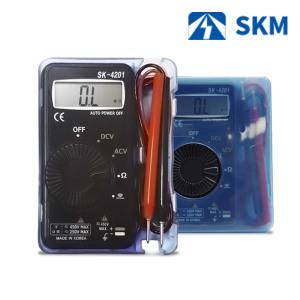 SKM 국산 포켓 디지털 테스터기 검전기 SK-4201