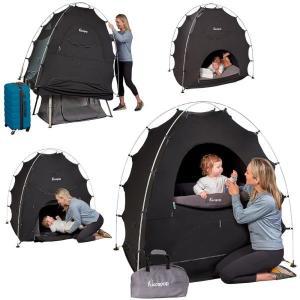 Hiccapop Blackout Tent for Pack and Play Baby Sleep Pod Crib Canopy Cover Kids with Monitor