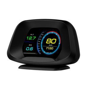 P19 HUD OBD2 GPS 헤드업 디스플레이 스마트 게이지 자동차 속도계 보안 경보 물 기름 온도 과속 다기능