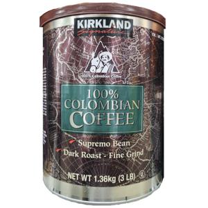 코스트코 커클랜드 콜럼비아 원두 분쇄 커피 수프리모 다크로스트 파인 그라인드 1.36kg