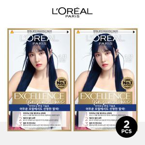 [로레알파리] NEW 엑셀랑스 파리지앵 시크 레벨 잉크 1+1+TR5 헤어팩 50ml