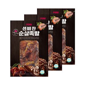 선비찬 무뼈순살족발 300g X 3봉 (새우젓3봉세트증/정)