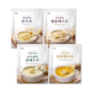 서울마님 스프 콘스프, 브로콜리감자, 양송이, 단호박 (각 250g)
