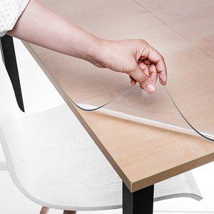 [쾌청]일룸 루프사이드테이블 식탁 매트 3mm 맞춤제작 투명 매트 식탁 테이블 실리콘 투명 깔개 유리대...