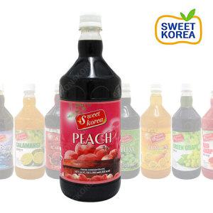 스위트코리아 복숭아 1000ml X 12개(1박스) 피치 액상음료 과일 원액_MC