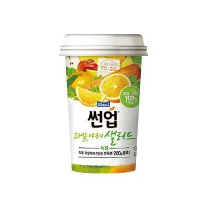 썬업 과일야채샐러드 190ml 녹황X10컵/무료배송