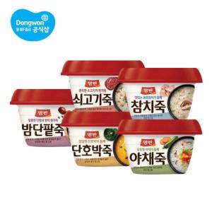 양반죽 285g 12개야채죽 참치죽 호박죽 쇠고기죽 단팥죽