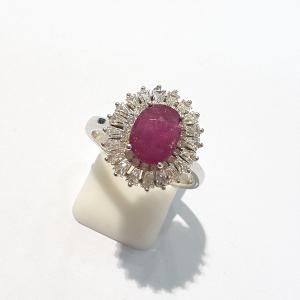 [블루케이] 레드 루비 원석 반지 210436-08 7월탄생석선물
