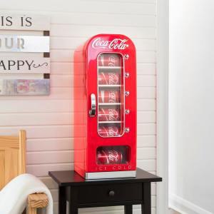 레트로 코카콜라 미니자판기 10캔 소형 냉장고 가정용 차량용