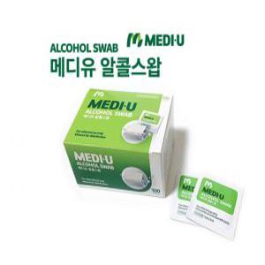 메디유 알콜스왑 (알콜솜, 소독솜) /100매