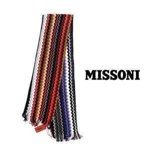 [미쏘니] MISSONI 울 뉴트로 웨이브 머플러 6687