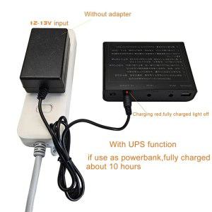 UPS DIY 보조배터리 박스 USB 5V DC 9V 12V 출력 6x18650 배터리 라우터 핸드폰 태블릿 모뎀 CCTV 카메라 L